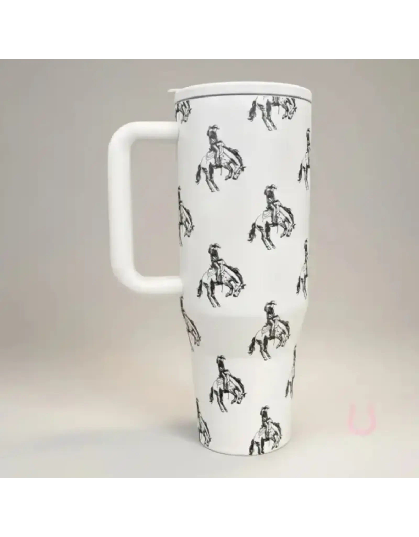 Buckin' Bronco Western Tumbler (40 oz)