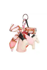 Guardian Angel Horse Bag Charm (Pink)