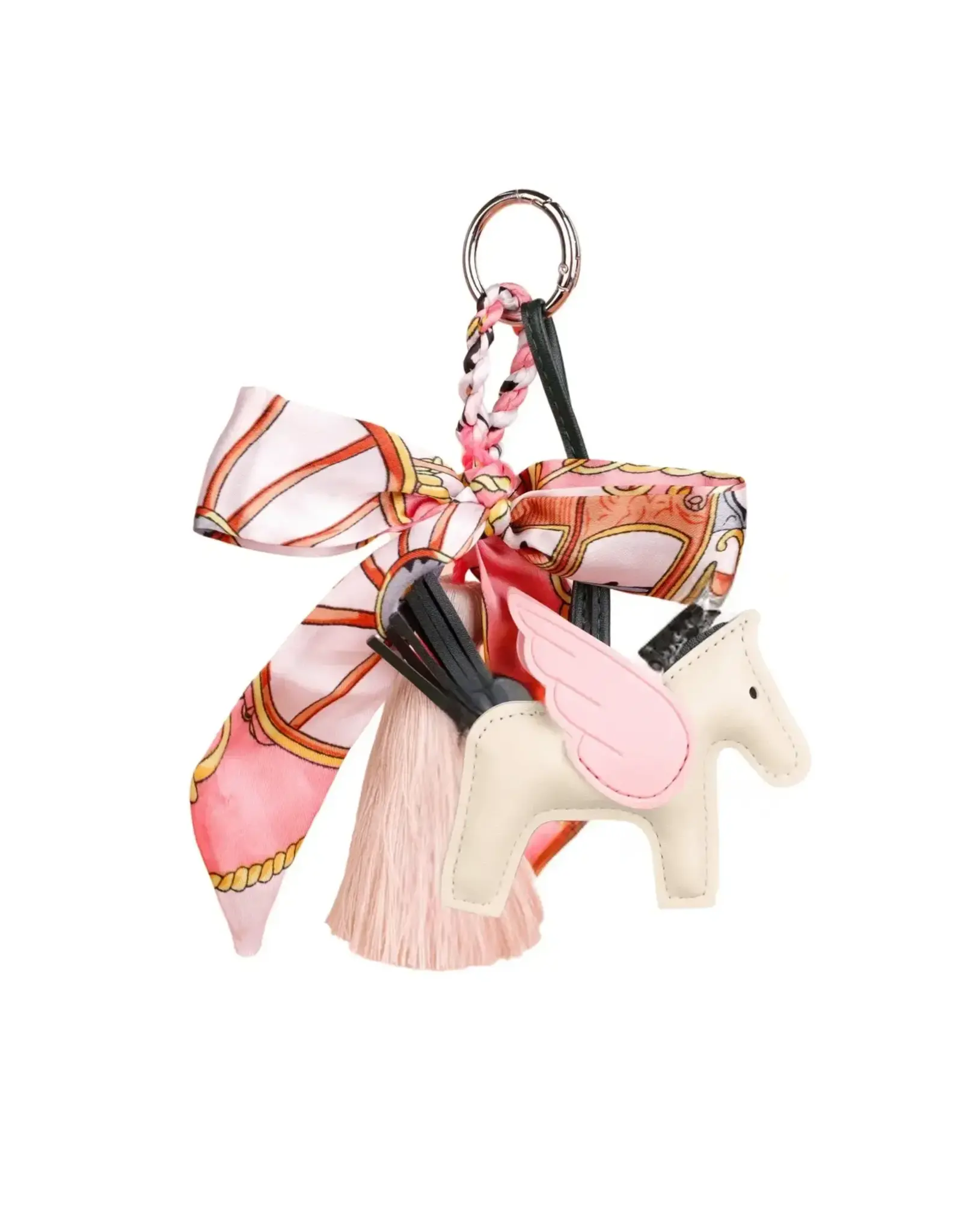Guardian Angel Horse Bag Charm (Pink)