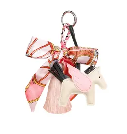Guardian Angel Horse Bag Charm (Pink)