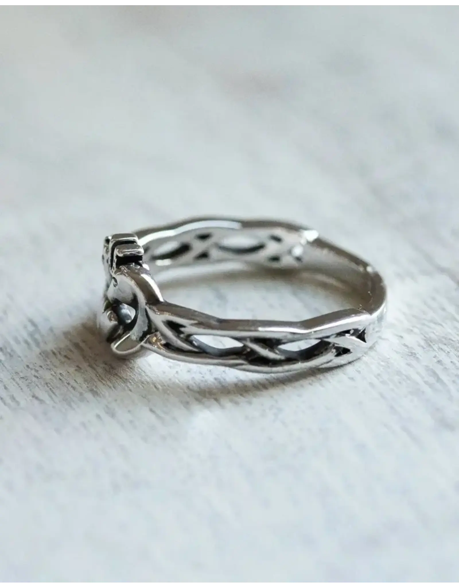 Horse Claddagh Ring
