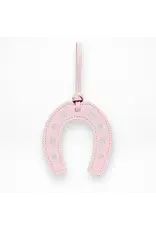 Lucky Pink Horseshoe Bag Charm