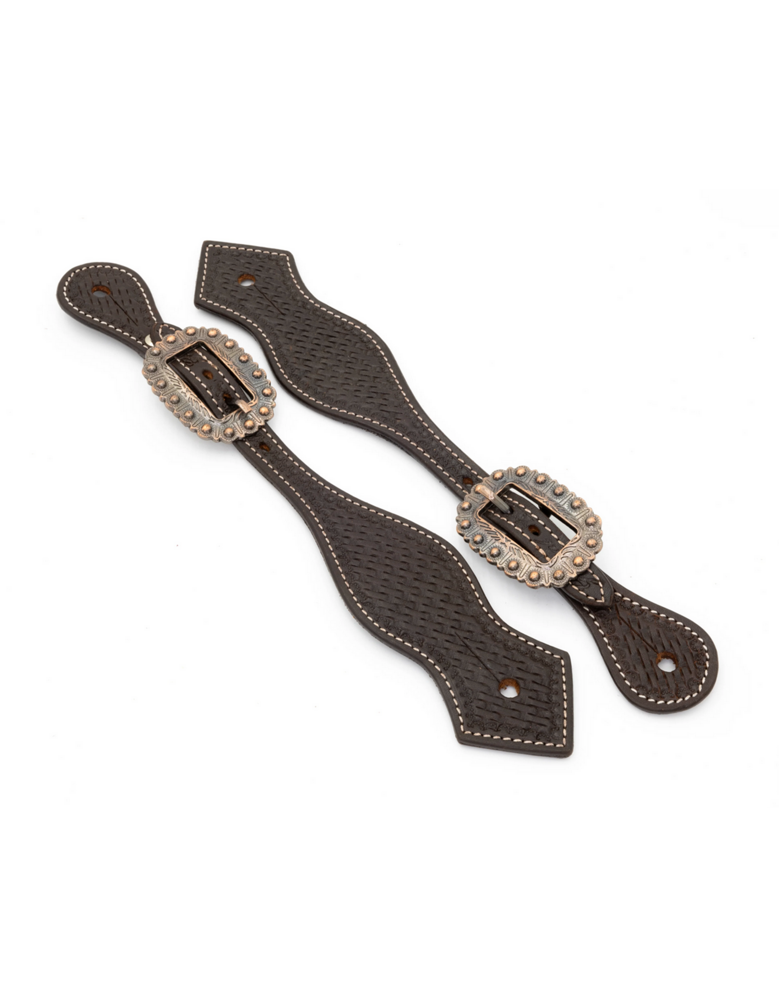Toledo Spur Straps #475 Dark Brown
