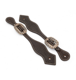 Toledo Spur Straps #475 Dark Brown