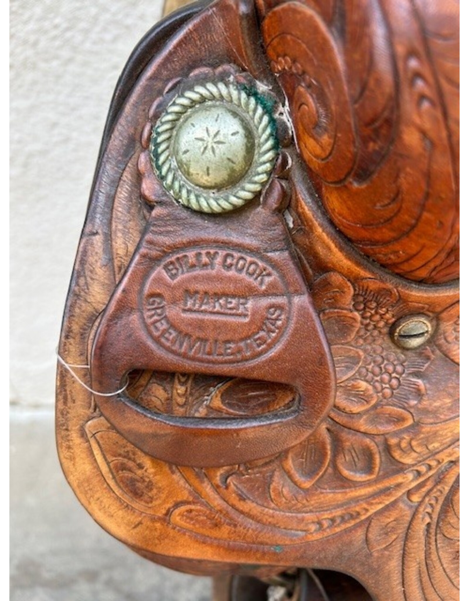 Billy Cook Cutter 15" Seat, 6.5" Gullet