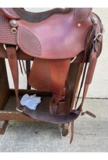 15" About The Horse Black Rhino Trail Saddle 7.5" Gullet