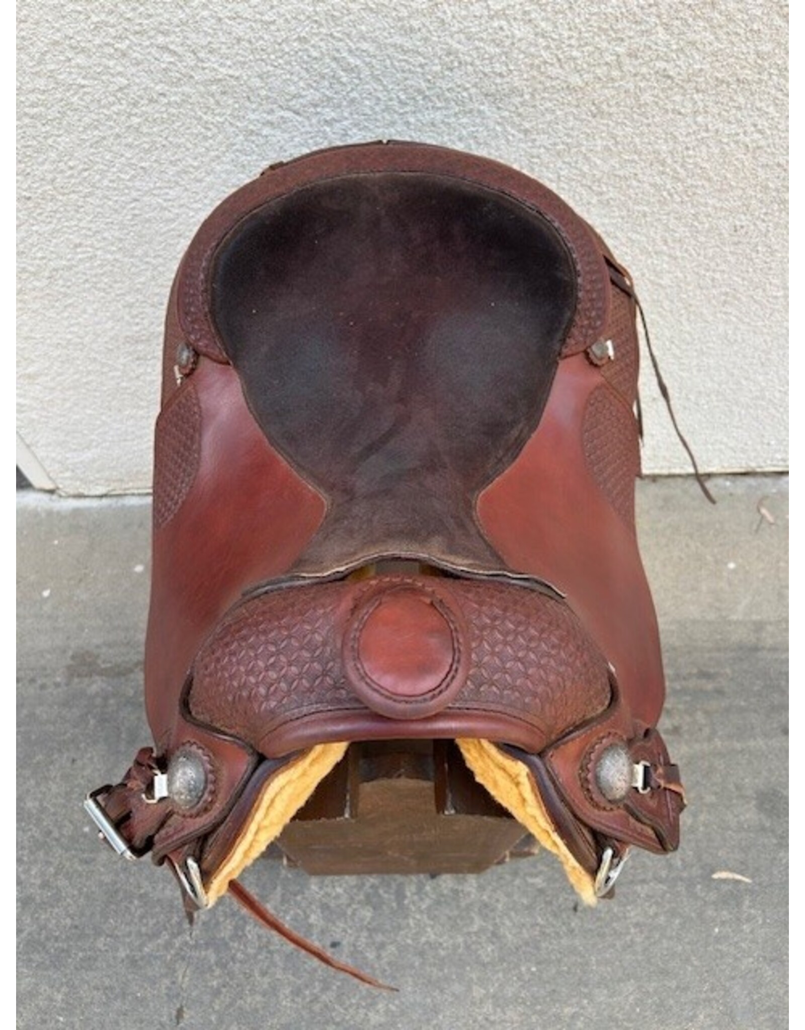 15" About The Horse Black Rhino Trail Saddle 7.5" Gullet