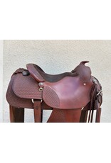 15" About The Horse Black Rhino Trail Saddle 7.5" Gullet