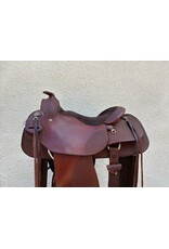 15" About The Horse Black Rhino Trail Saddle 7.5" Gullet
