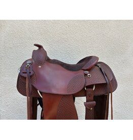 15" About The Horse Black Rhino Trail Saddle 7.5" Gullet