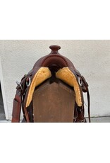 15" About The Horse Black Rhino Trail Saddle 7.5" Gullet
