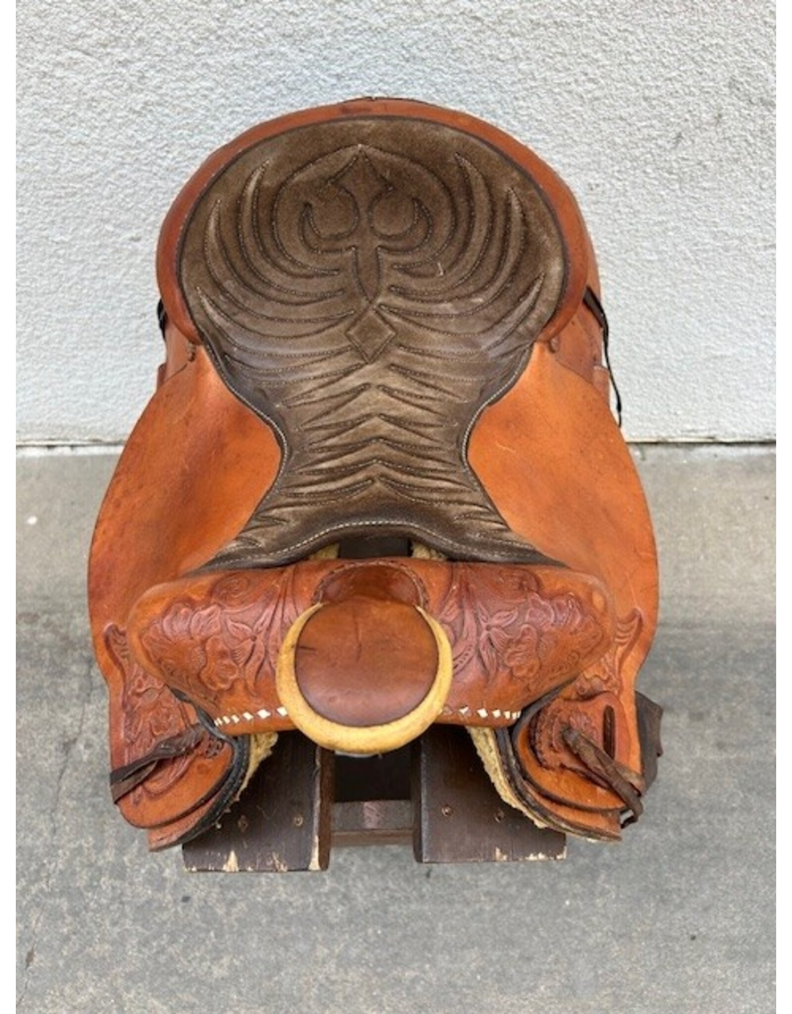 Tex Tan Genuine Balanced Ride 15.5" Seat, FQHB