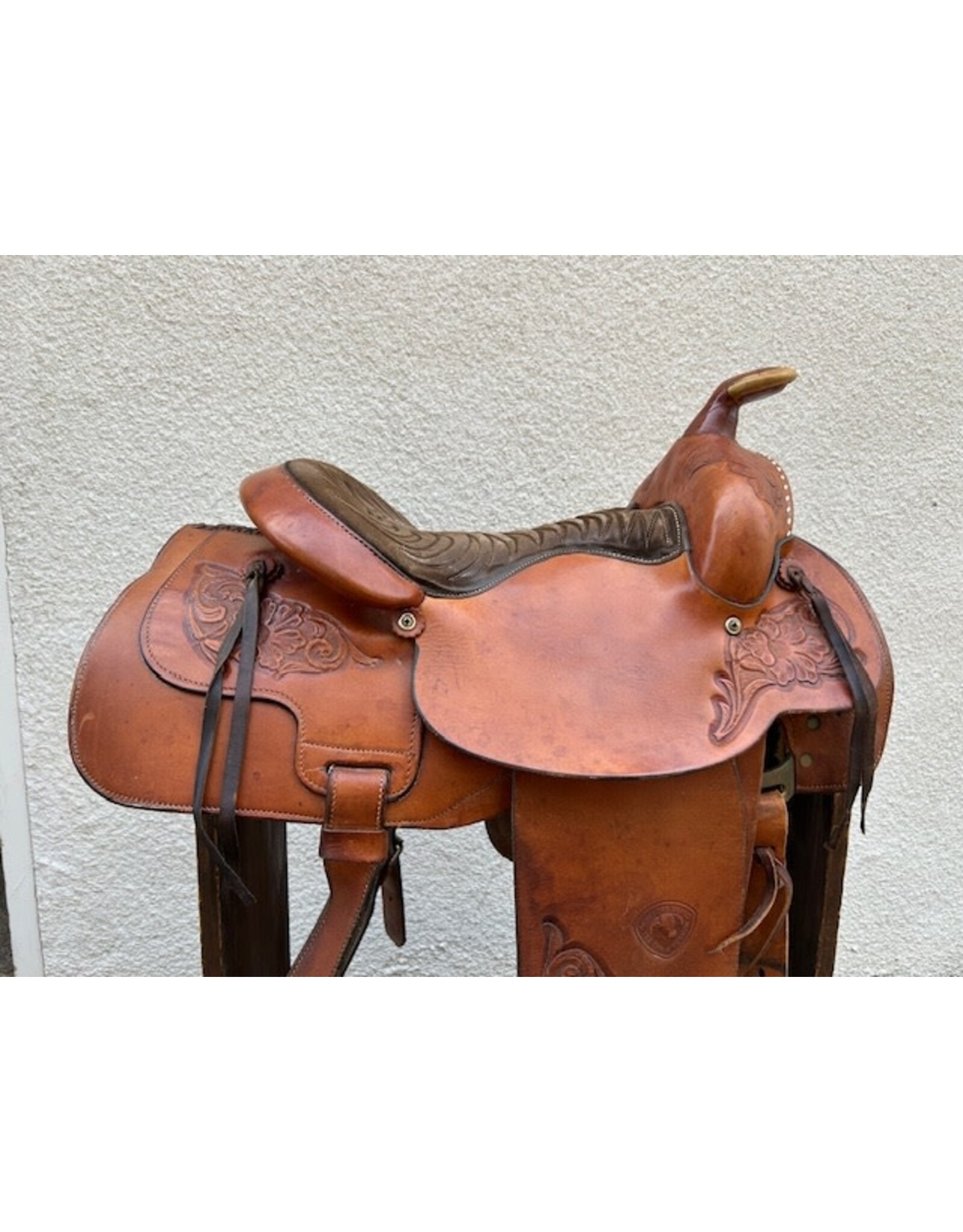 Tex Tan Genuine Balanced Ride 15.5" Seat, FQHB