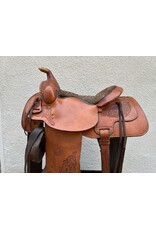 Tex Tan Genuine Balanced Ride 15.5" Seat, FQHB
