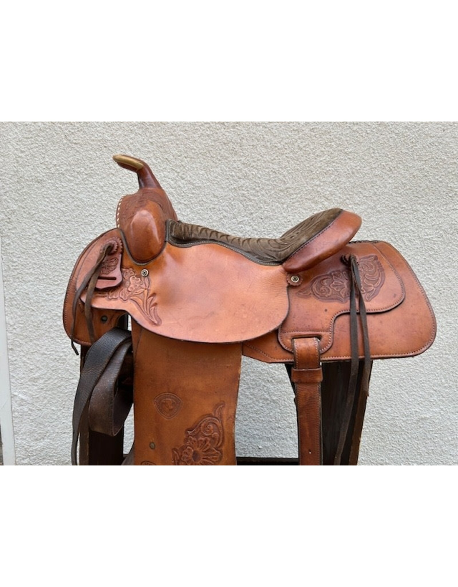 Tex Tan Genuine Balanced Ride 15.5" Seat, FQHB