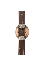 Weaver Latigo Western Headstall Classic Browband Burgandy