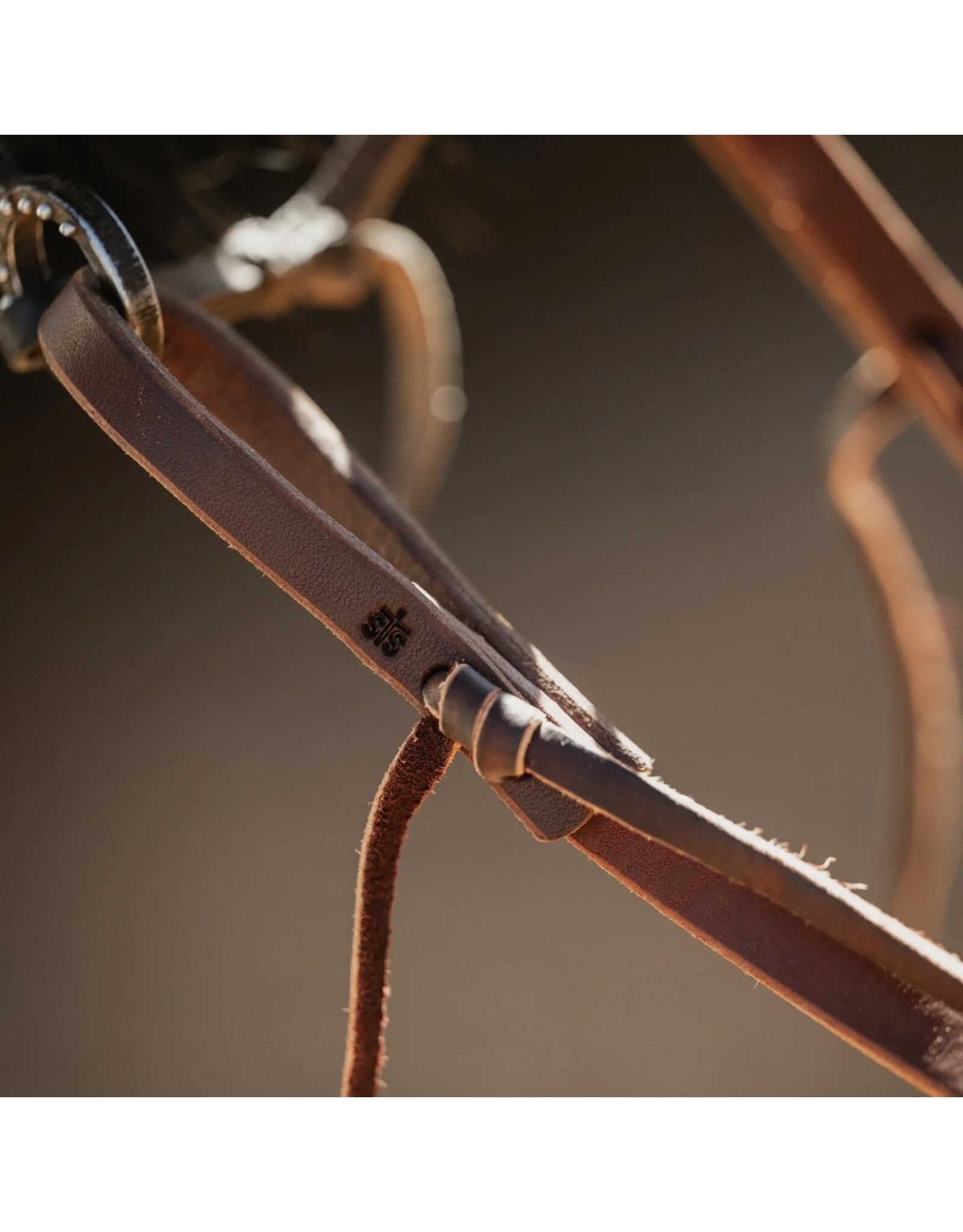 Weaver STS Ranch Signature Tack Harness Leather Roping Rein, Water Tie Ends, 1/2" x 7-1/2'