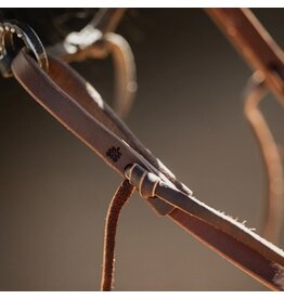 Weaver STS Ranch Signature Tack Harness Leather Roping Rein, Water Tie Ends, 1/2" x 7-1/2'