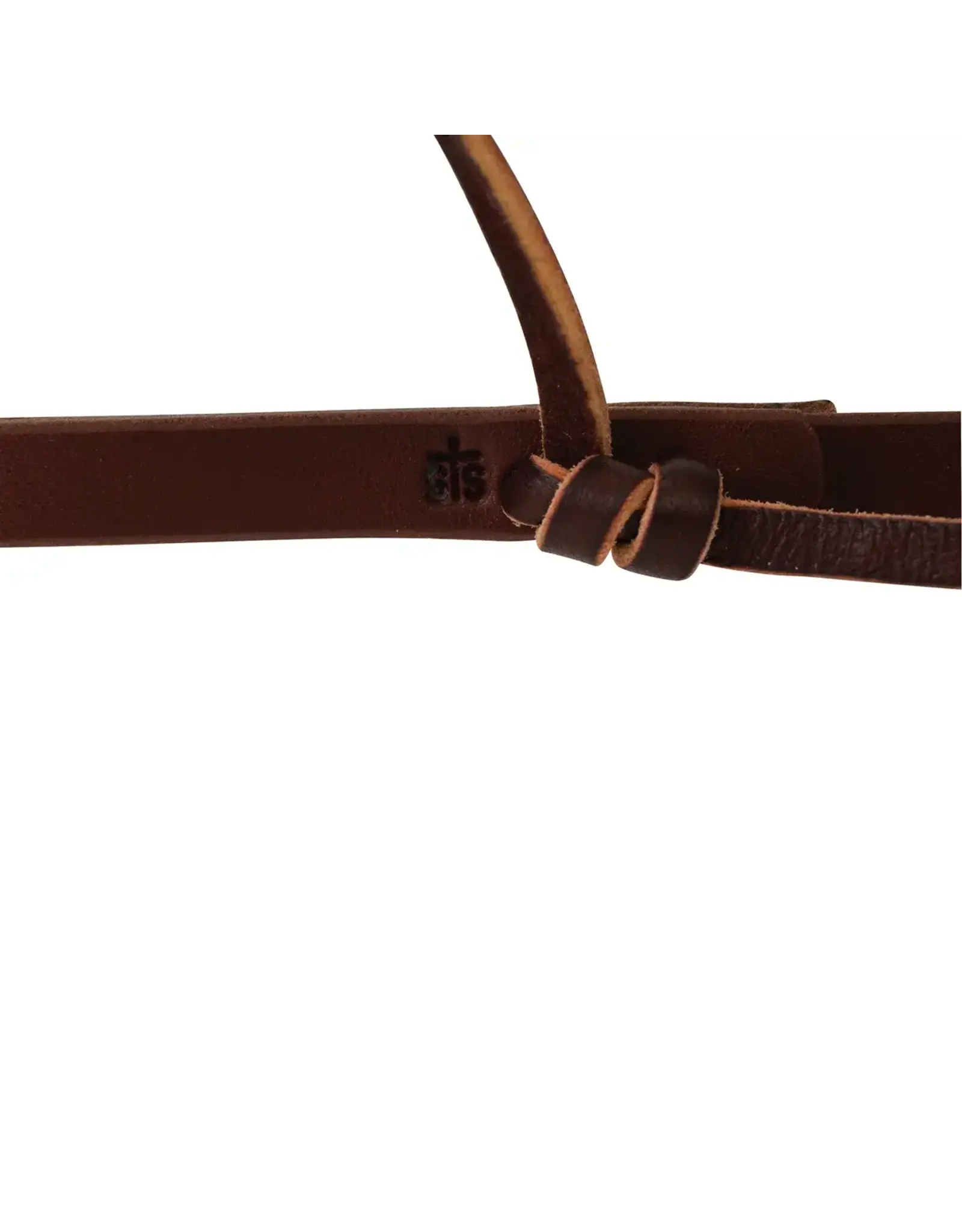 Weaver STS Ranch Signature Tack Harness Leather Roping Rein, Water Tie Ends, 1/2" x 7-1/2'