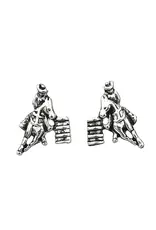 Barrel Racing Earrings w/ Cowboy Hat Gift Box