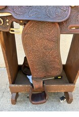 Victor Equitation Saddle with Real Silver 16" Seat 7" Gullet