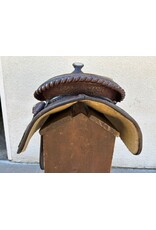 Victor Equitation Saddle with Real Silver 16" Seat 7" Gullet