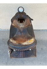 Victor Equitation Saddle with Real Silver 16" Seat 7" Gullet