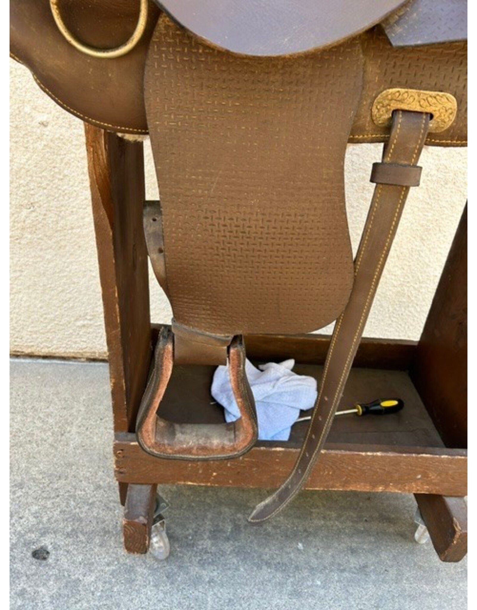 Billy Royal Western Saddle SQHB 15.5 Seat