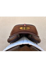 Equipe EK Evo E-Carbon Jump Saddle, 17.5" Seat, Medium tree, Brown, Serial #:20750719
