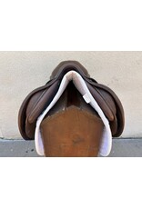 Equipe EK Evo E-Carbon Jump Saddle, 17.5" Seat, Medium tree, Brown, Serial #:20750719