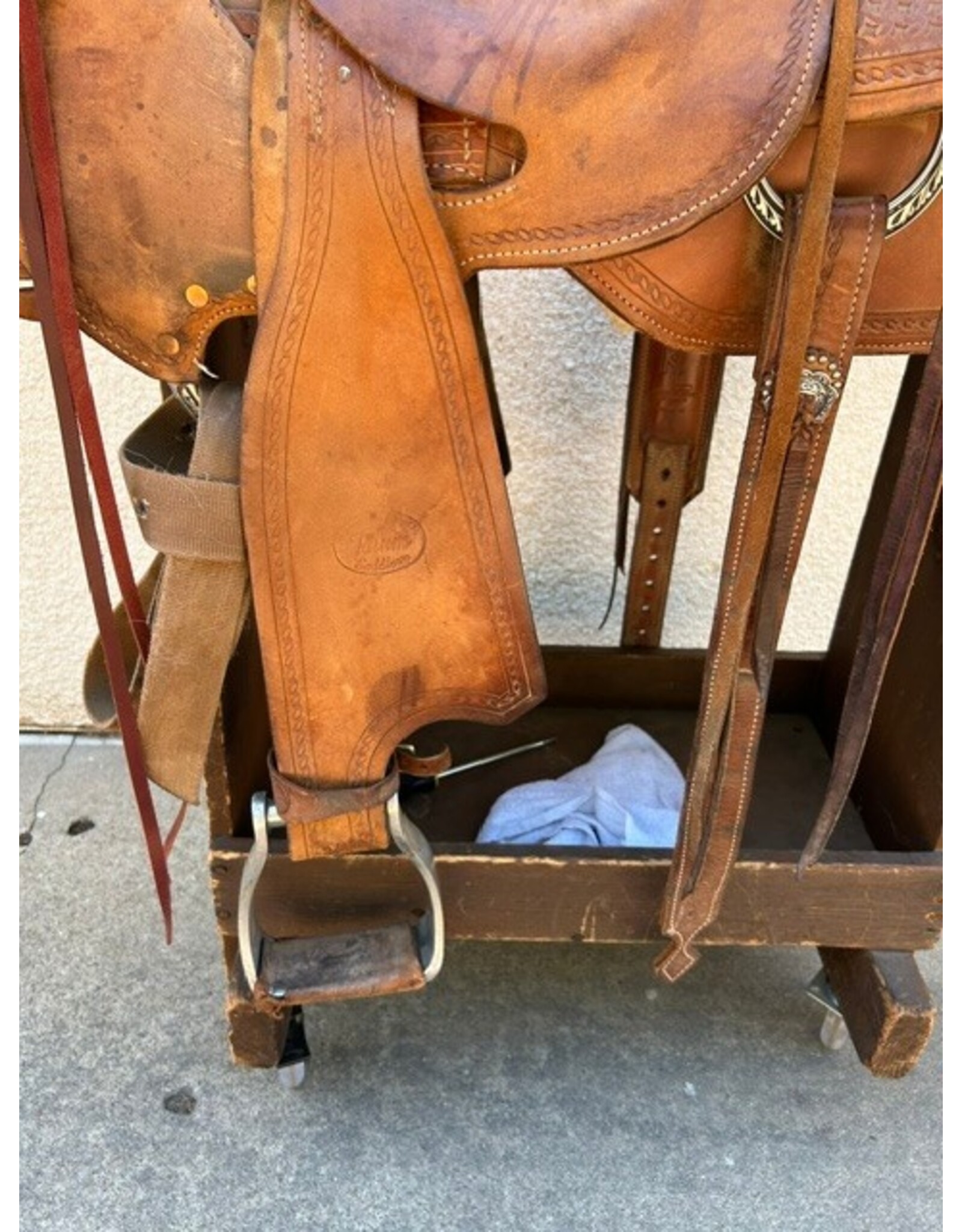 Tatum Cutting Saddle 17.5" Seat Wide Tree (8" Gullet)