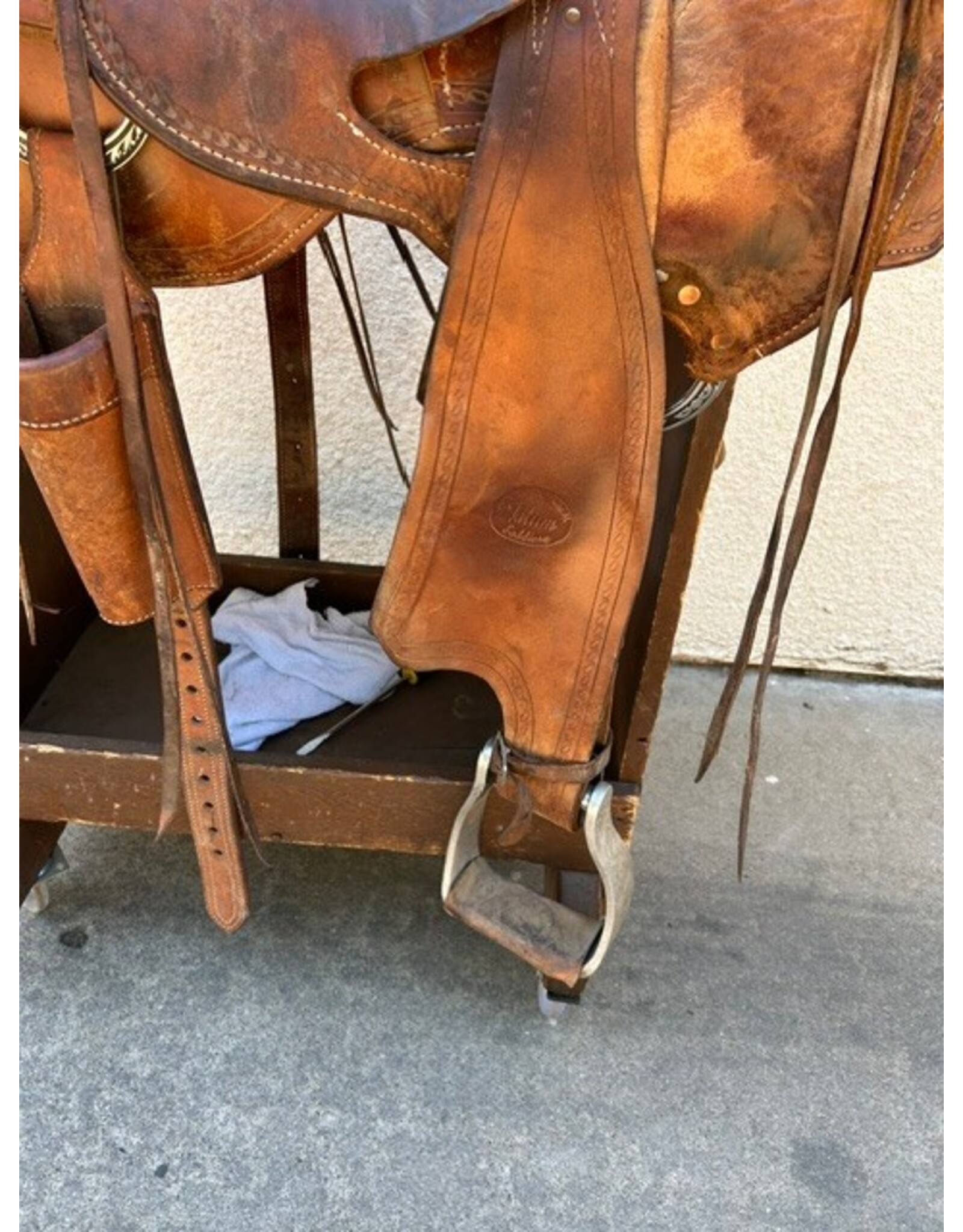 Tatum Cutting Saddle 17.5" Seat Wide Tree (8" Gullet)