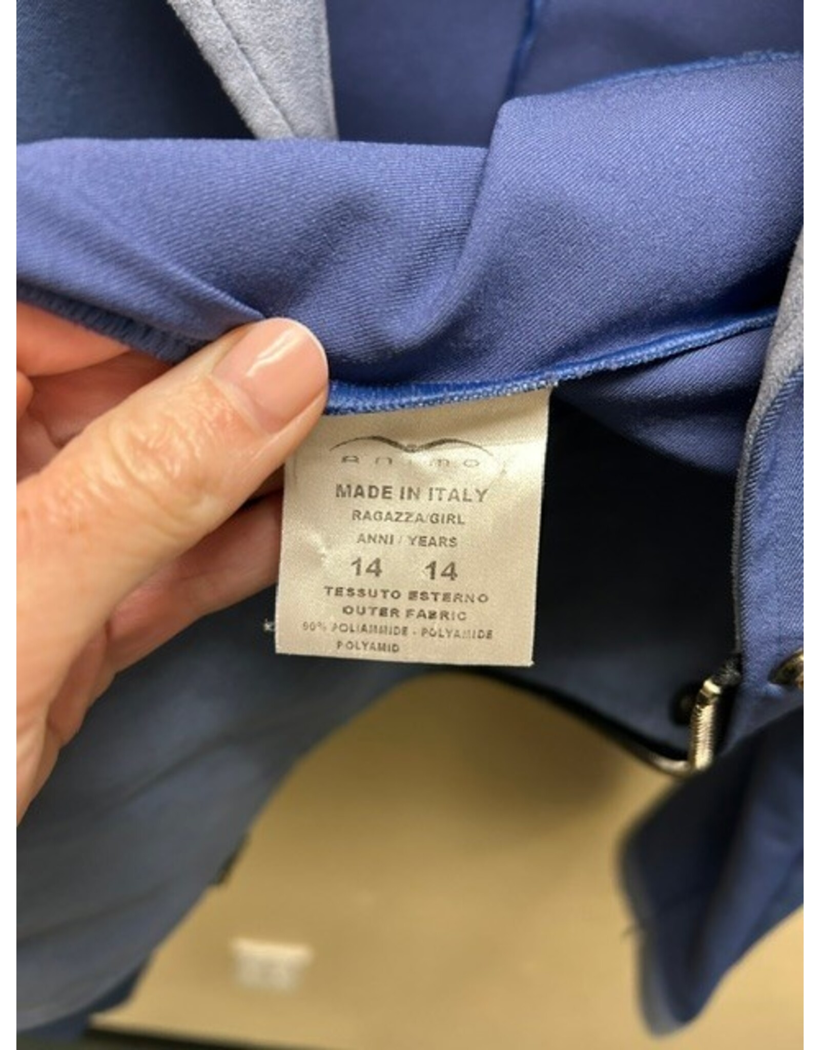 Animo Regazza Girls Blue Show Coat 14Years