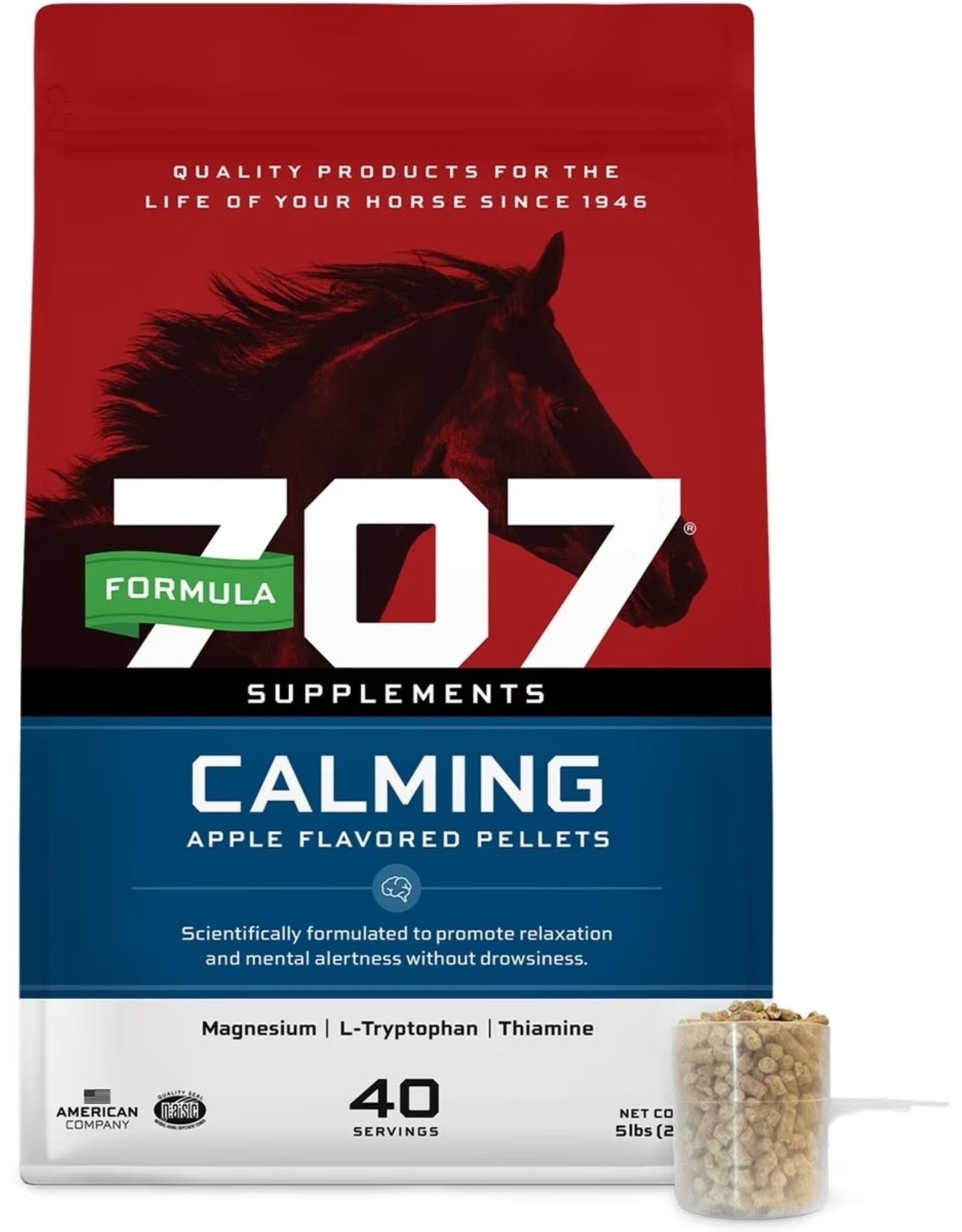 Lifecare Formula 707 Calming Pellets Apple Flavored Show Safe