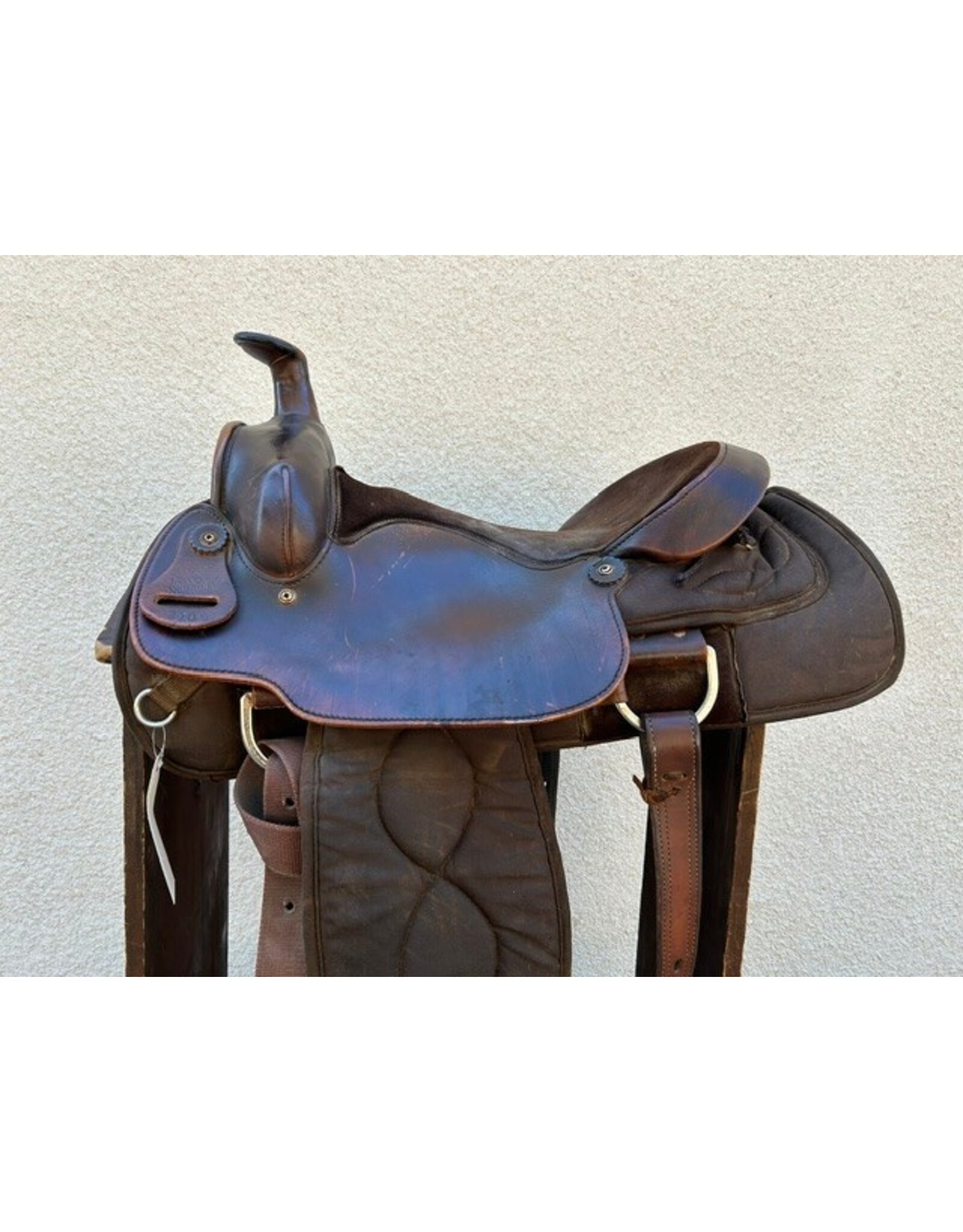 Big Horn '210'  Synthetic Saddle 16" Seat, FQHB