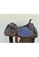 Big Horn '210'  Synthetic Saddle 16" Seat, FQHB