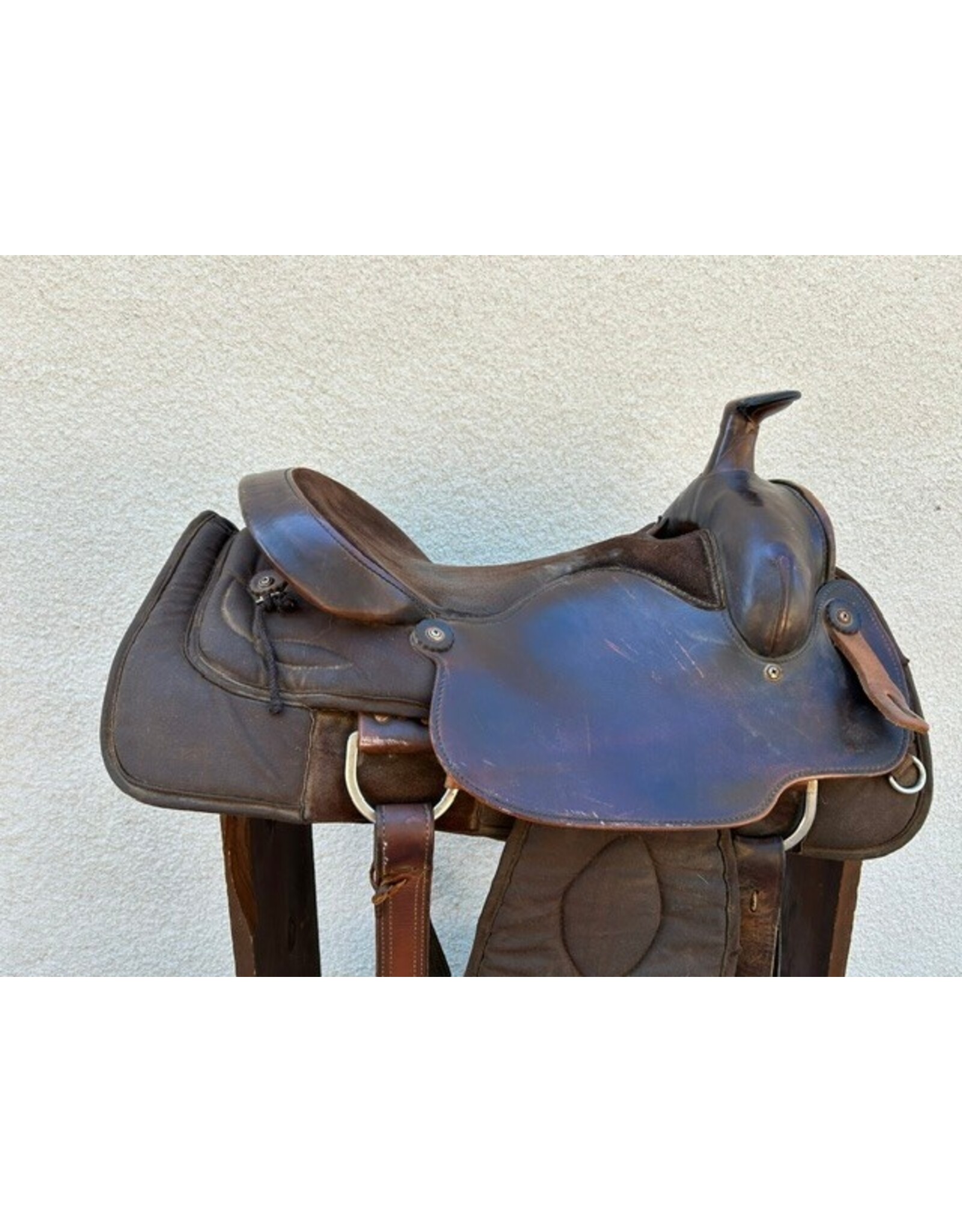 Big Horn '210'  Synthetic Saddle 16" Seat, FQHB