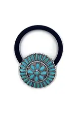 Snowing West Western Style Turquoise Hair Tie