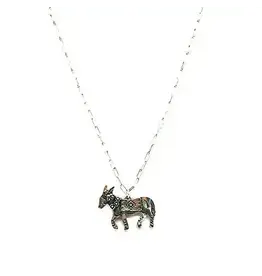 Snowing West Western Donkey Necklace