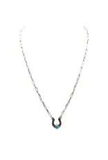 Snowing West Western Horseshoe Necklace