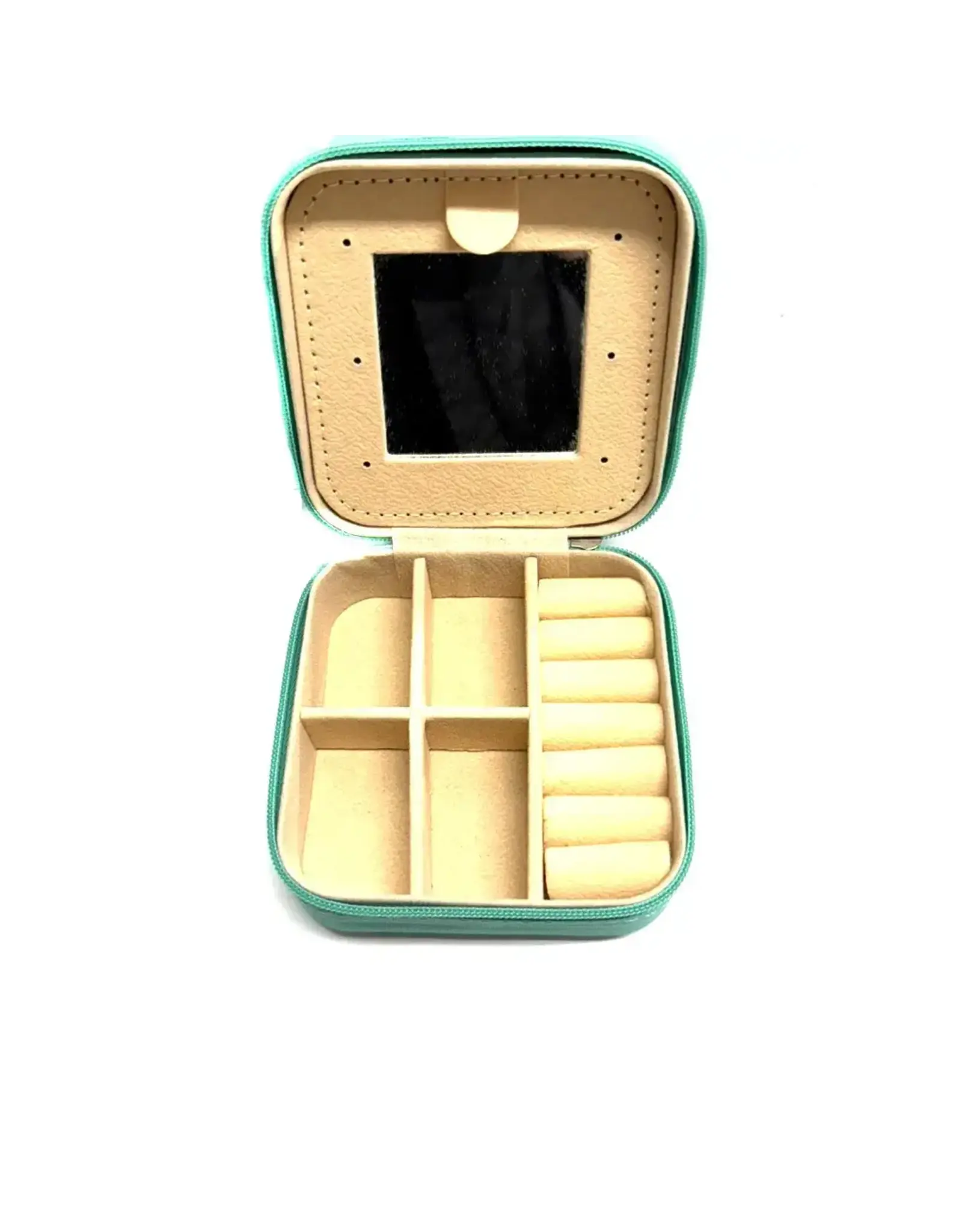 Snowing West Western Pattern Turquoise Concho Jewelry Box