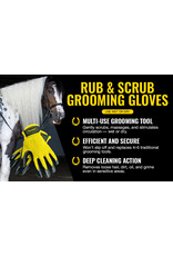 Pyranha Rub and Scrub Grooming Glove