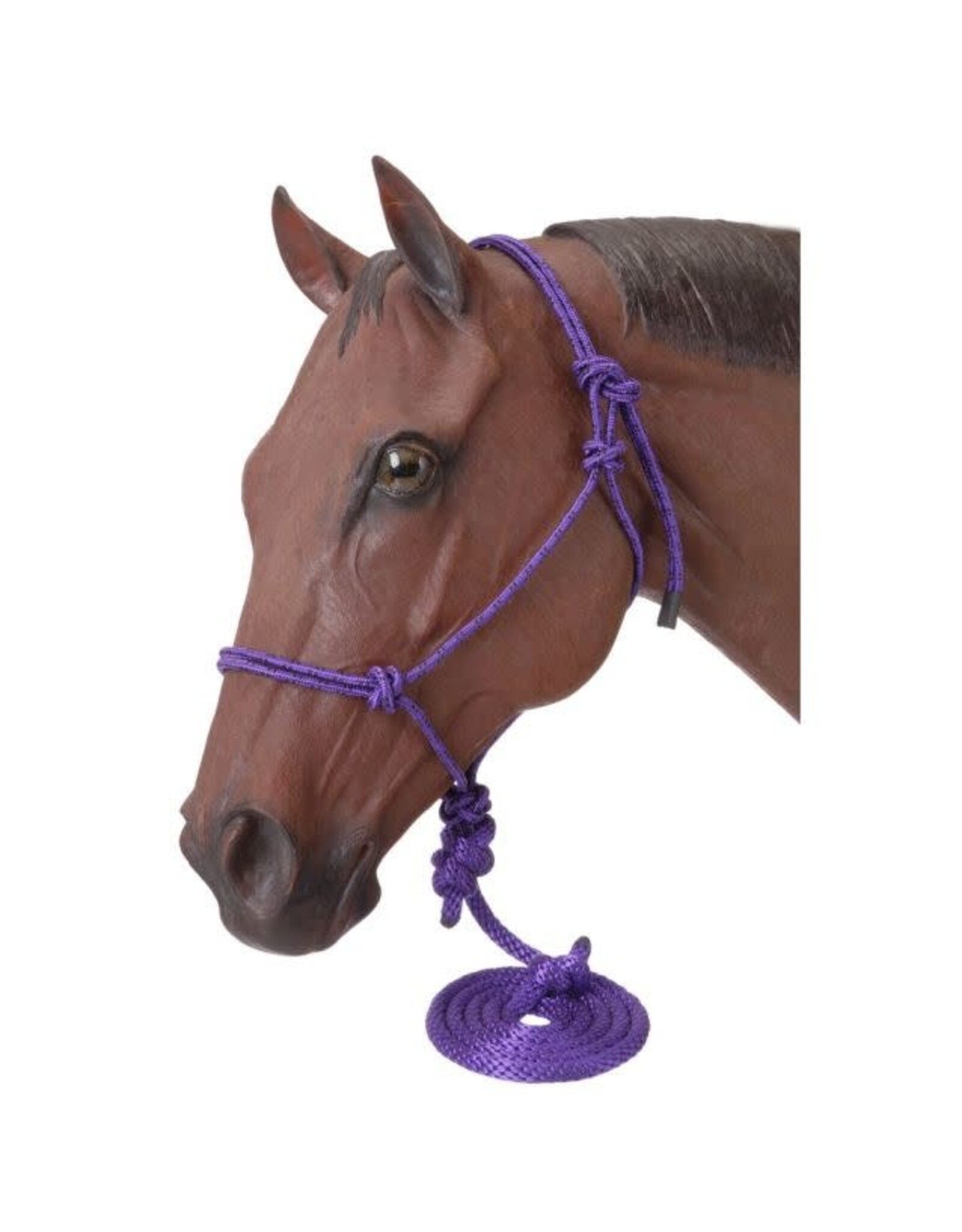 Tough One Poly Rope Tied Halter w/ Lead Horse