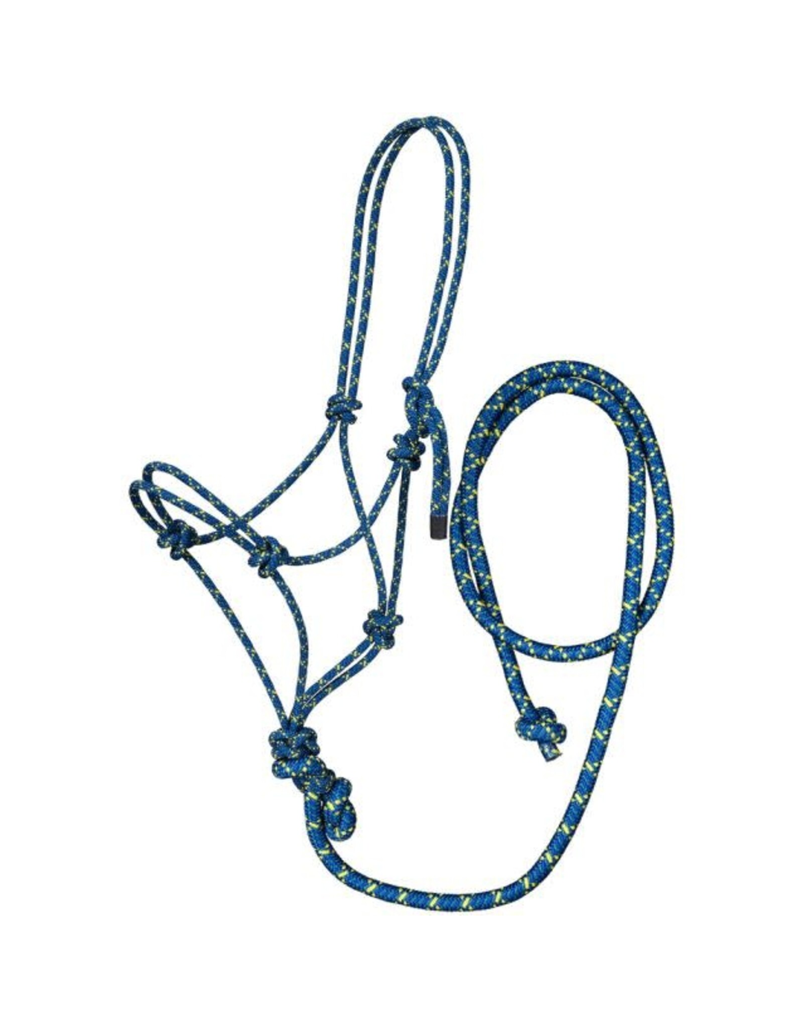 Tough 1 Tri-Color Rope Halter with Lead Horse
