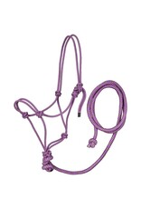 Tough 1 Tri-Color Rope Halter with Lead Horse