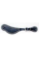 Royal King Leather Spur Straps with Silver Dots