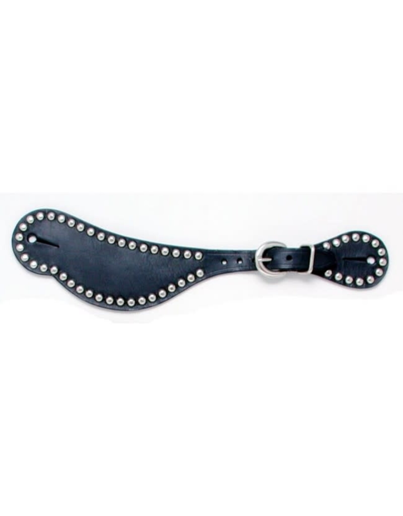 Royal King Leather Spur Straps with Silver Dots