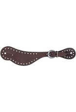 Royal King Leather Spur Straps with Silver Dots