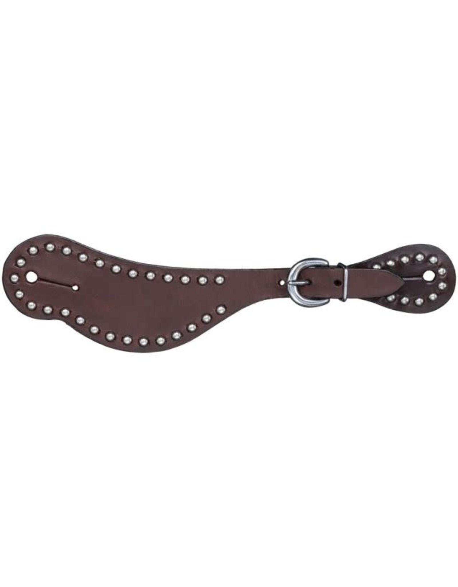 Royal King Leather Spur Straps with Silver Dots