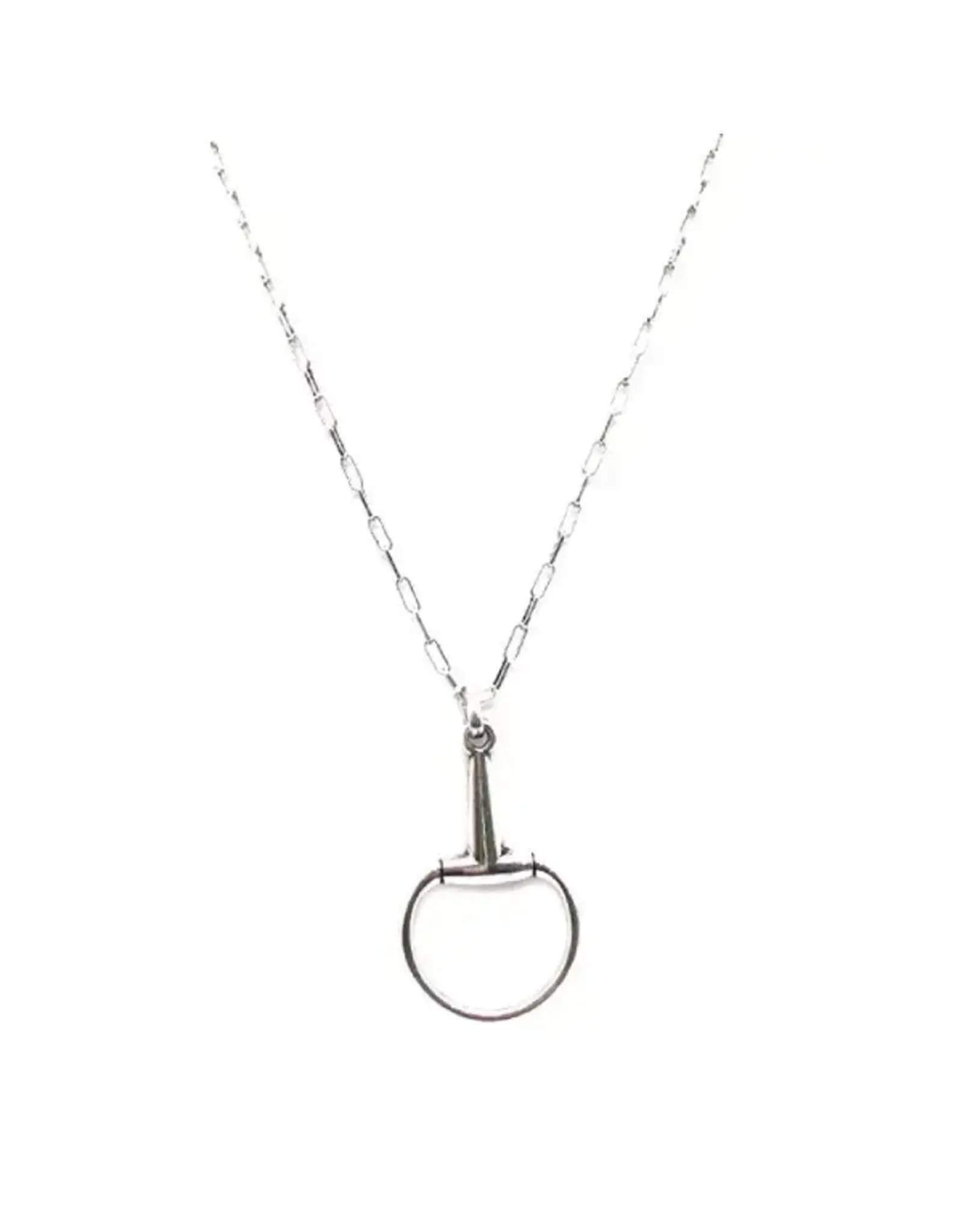 Snowing West Western Snaffle Bit Pendant Necklace